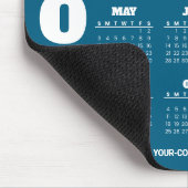 Benutzerdefinierter 2026-Kalender-Geschäfts-QR-Cod Mousepad (Ecke)