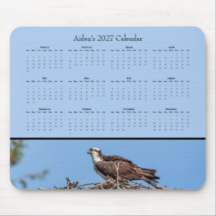 Benutzerdefinierter 2027 Osprey Nature Schreibtisc Mousepad