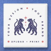 Benutzerdefinierter 2"-Button | Design-Upload Quad Button