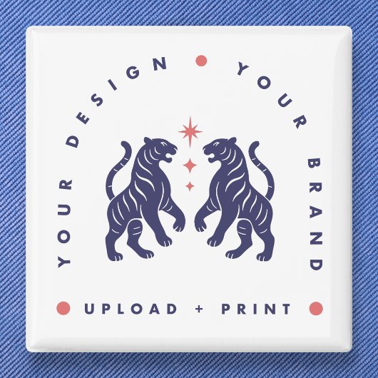 Benutzerdefinierter 2"-Button | Design-Upload Quad Button