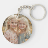 Benutzerdefinierter 2-Foto-Doppelseitlicher Acryl- Schlüsselanhänger (Rückseite)