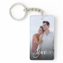 Benutzerdefinierter 2-Foto-Liebe Akryllischer Schl