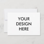 Benutzerdefinierter 3.5-x5" Horizontaler Antwortka Dankeskarte (Vorderseite)