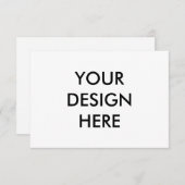 Benutzerdefinierter 3.5-x5" Horizontaler Antwortka Dankeskarte (Vorne/Hinten)