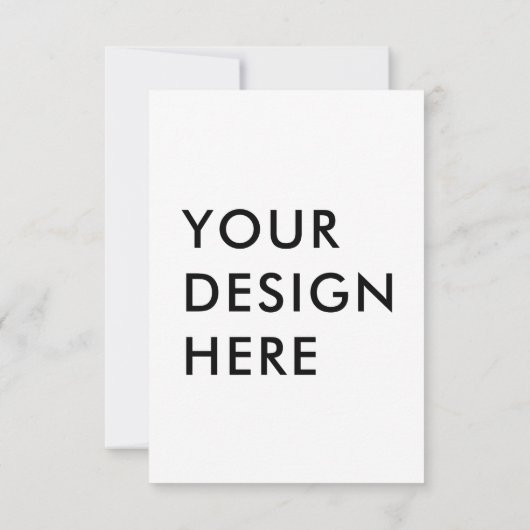 Benutzerdefinierter 3.5x5" Vertikaler Kartendruck Dankeskarte (Rückseite)