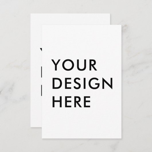 Benutzerdefinierter 3.5x5" Vertikaler Kartendruck Dankeskarte (Vorne/Hinten)