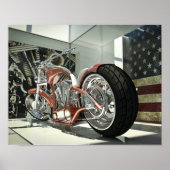 Benutzerdefinierter 3D-Chopper Poster (Vorne)