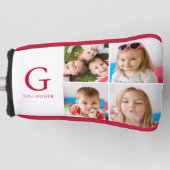 Benutzerdefinierter 4 Mit Monogramm Name der Fotol Golf Headcover (Vorderseite)