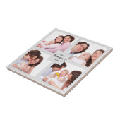 Benutzerdefinierter 4-Sektionen Fotocollage Quadra Fliese (Seite)