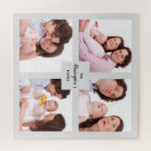 Benutzerdefinierter 4-Sektionen Fotocollage Quadra Puzzle (Horizontal)