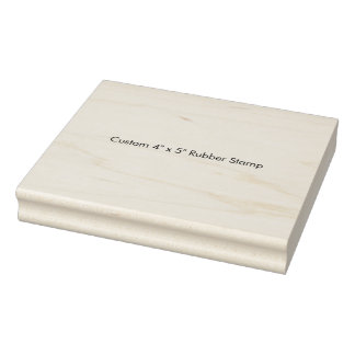 Benutzerdefinierter 4" x 5" Gummistempel