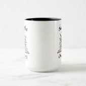 Benutzerdefinierter 50. Geburtstag Name - Kapitel  Tasse (Zentrum)