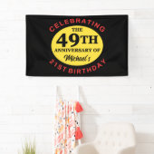 Benutzerdefinierter 70. Geburtstags-Spaß Banner (Insitu)