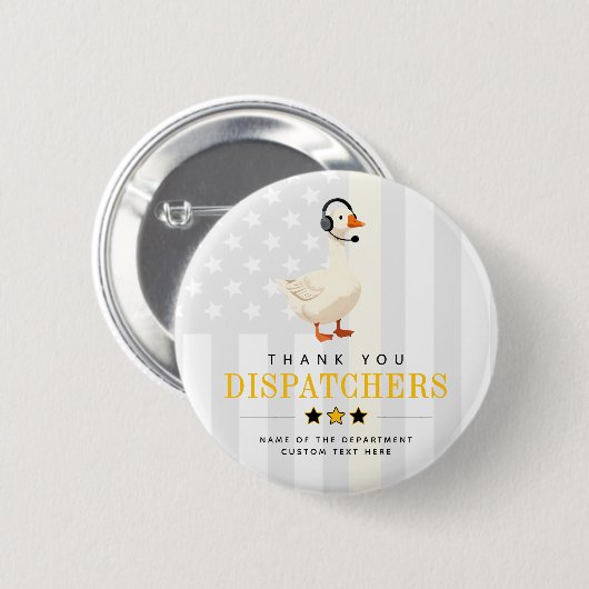 Benutzerdefinierter 911-Dispatcher Gans mit Headse Button (Vorne & Hinten)