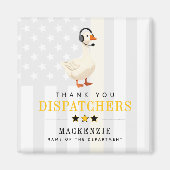 Benutzerdefinierter 911-Dispatcher Gans mit Headse Magnet (Vorne)