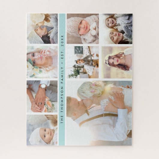 Benutzerdefinierter 9-Quadrat-FotoCollage und Fami Puzzle (Vertikal)
