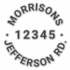 Benutzerdefinierter Abfallmüll, recycelnd Nummer d Aufkleber