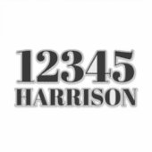 Benutzerdefinierter Abfallmüll, recycelnd Nummer d Aufkleber (Vorderseite)