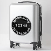 Benutzerdefinierter Abfallmüll, recycelnd Nummer d Aufkleber (Koffer)