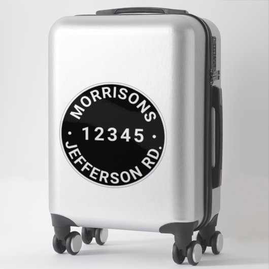 Benutzerdefinierter Abfallmüll, recycelnd Nummer d Aufkleber (Koffer)