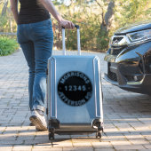 Benutzerdefinierter Abfallmüll, recycelnd Nummer d Aufkleber (Koffer Insitu)