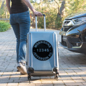 Benutzerdefinierter Abfallmüll, recycelnd Nummer d Aufkleber (Koffer Insitu)