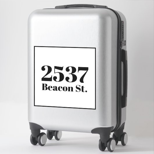 Benutzerdefinierter Abfallmüll, recycelnd Nummer d Aufkleber (Koffer)