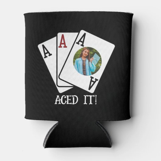 Benutzerdefinierter Abschluss Cooler - Foto person Dosenkühler (Vorderseite)