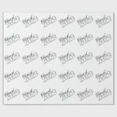 Benutzerdefinierter Abschluss | Einfaches Jahr und Geschenkpapier (Flach)