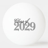 Benutzerdefinierter Abschluss | Einfaches Jahr und Tischtennisball (Vorderseite)