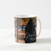 Benutzerdefinierter Abschluss-Foto-Becher Kaffeetasse (VorderseiteRechts)