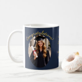Benutzerdefinierter Abschluss-Fotomug Gratulation Kaffeetasse