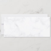 Benutzerdefinierter Abschluss für Elegante Rose Bl Einladung (Rückseite)