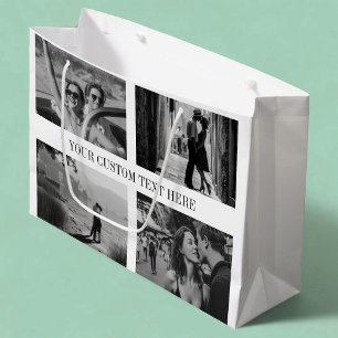 Benutzerdefinierter Abschluss für Foto-, Text- und Große Geschenktüte