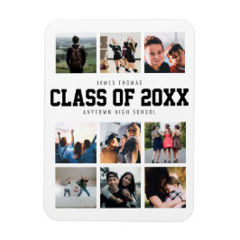 Benutzerdefinierter Abschluss-Keepake-FotoCollage Magnet