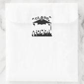 Benutzerdefinierter Abschluss Quadratischer Aufkleber (Tasche)