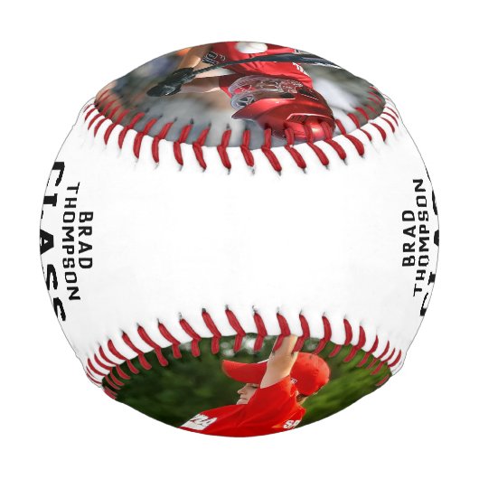 Benutzerdefinierter Abschluss Senior-Foto Baseball (Rückseite)