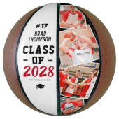 Benutzerdefinierter Abschluss Senior-Foto Basketball (Vertikal)