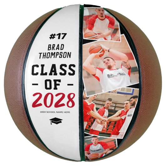 Benutzerdefinierter Abschluss Senior-Foto Basketball (Vertikal)