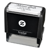 Benutzerdefinierter Absenderstempel | Modern Minim Permastempel (Produkt)