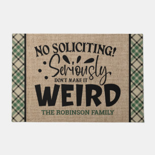 Benutzerdefinierter ADD-NAME Keine Aufforderung Ni Fußmatte