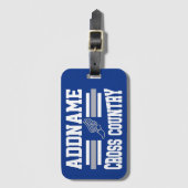 Benutzerdefinierter ADD-NAME Länderlaufender Gepäckanhänger (Vorderseite Vertikal)