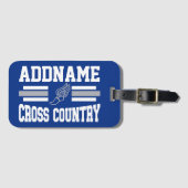 Benutzerdefinierter ADD-NAME Länderlaufender Gepäckanhänger (Vorderseite (Horizontal))