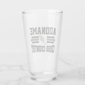 Benutzerdefinierter ADD-NAME Länderlaufender Glas (Rückseite)