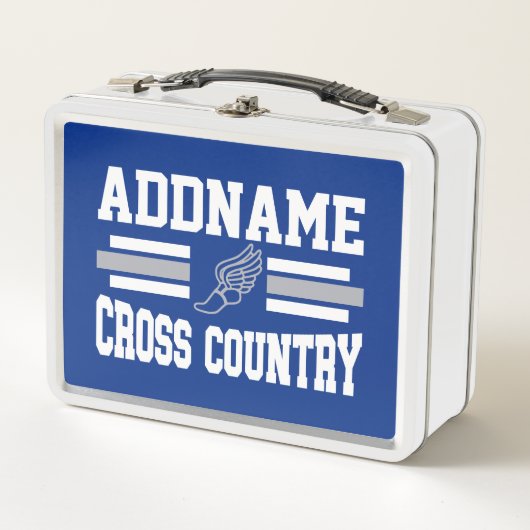 Benutzerdefinierter ADD-NAME Länderlaufender Metall Brotdose (Vorderseite)