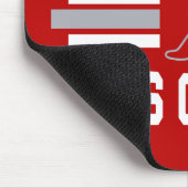 Benutzerdefinierter ADD-NAME Länderlaufender Mousepad (Ecke)