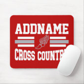 Benutzerdefinierter ADD-NAME Länderlaufender Mousepad (Mit Mouse)