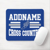 Benutzerdefinierter ADD-NAME Länderlaufender Mousepad (Mit Mouse)