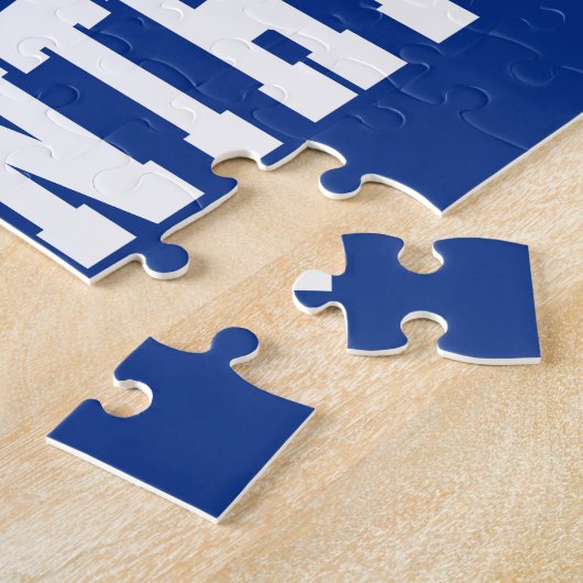 Benutzerdefinierter ADD-NAME Länderlaufender Puzzle (Seite)