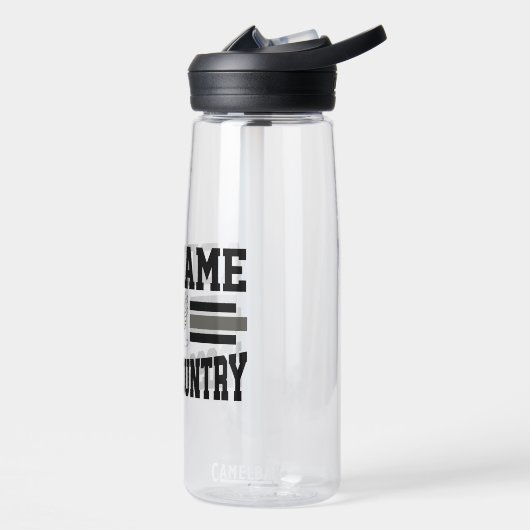 Benutzerdefinierter ADD-NAME Länderlaufender Trinkflasche (Links)